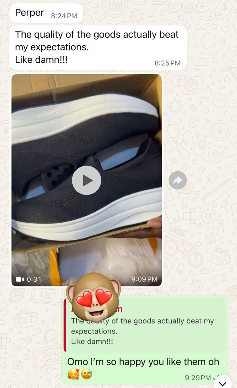 WhatsApp review from a student